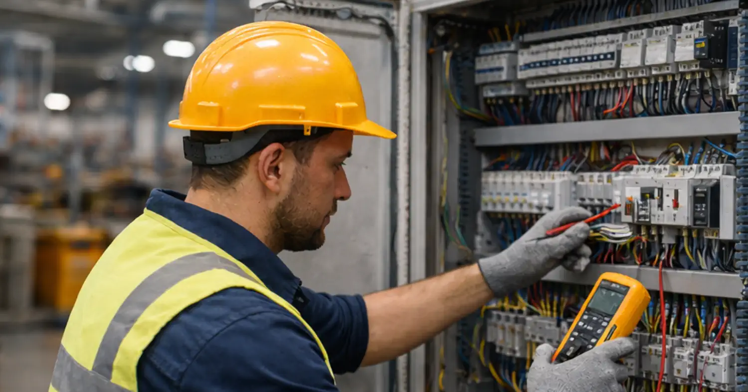 Gyártósori elektromos karbantartó